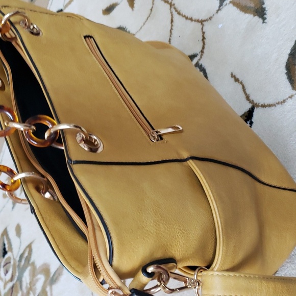 MKF Collection Rylee Tote Handbag Vegan Leather Multi-Functional Crossbody Bag - Picture 7 of 16